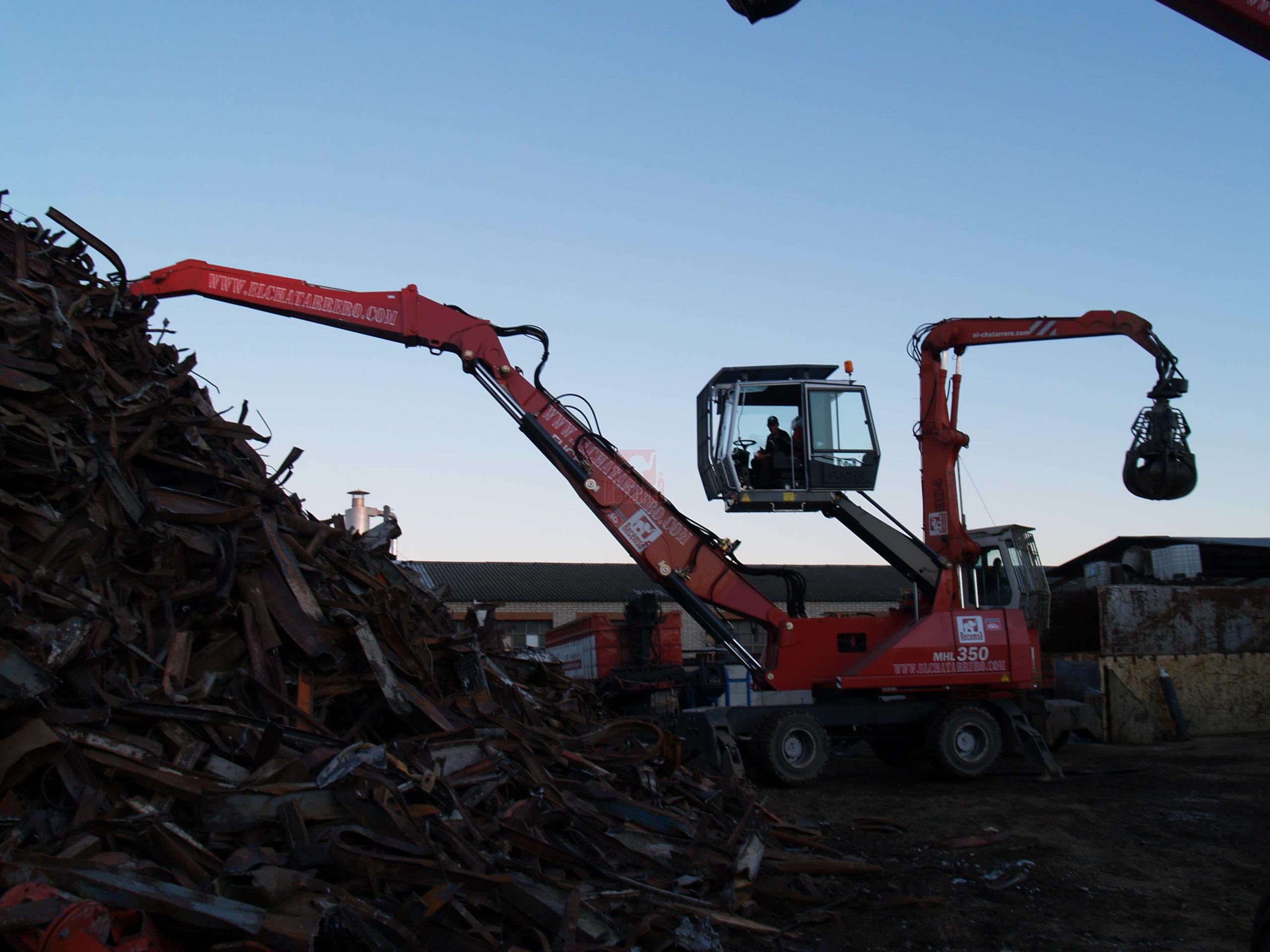 Grua Recemsa para el reciclaje