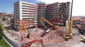 Demolición Hospital Marqués de Valdecilla - Demoliciones y derribos