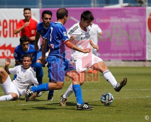 Partido Futbol Real Madrid Castilla Fuenlabrada 2