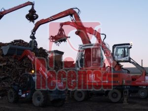 acero reciclado en chatarrería