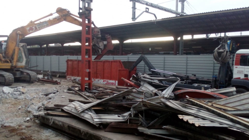 El Chatarrero en la remodelación de la estación de Chamartín