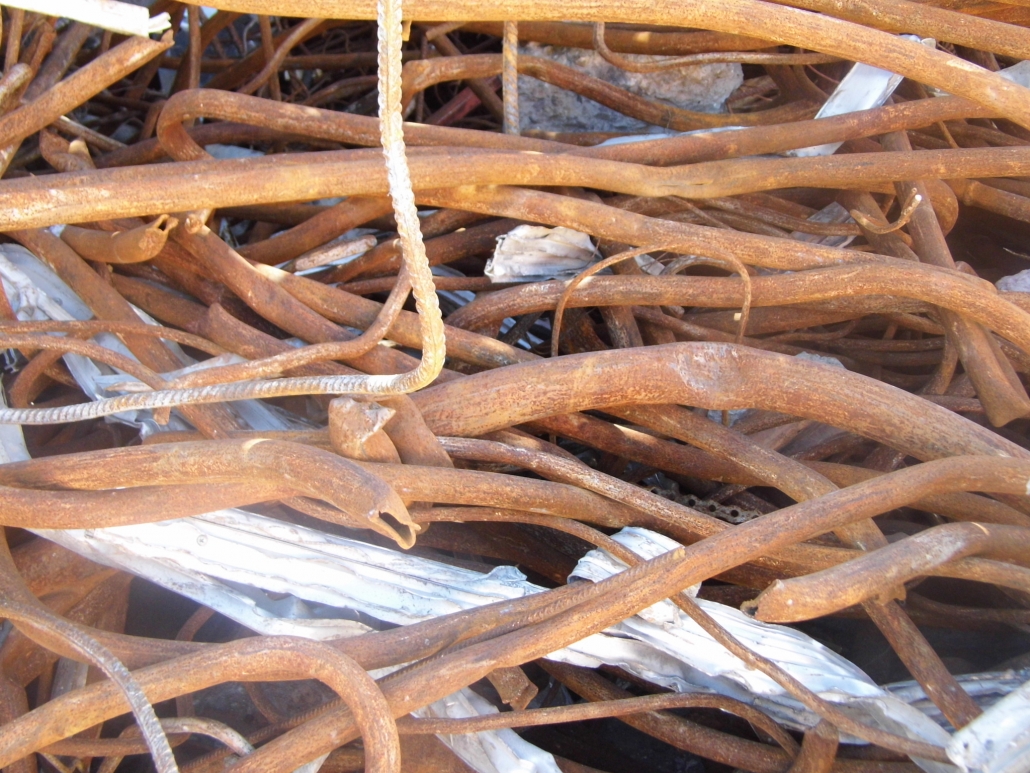 materiales ferrosos en chatarrería