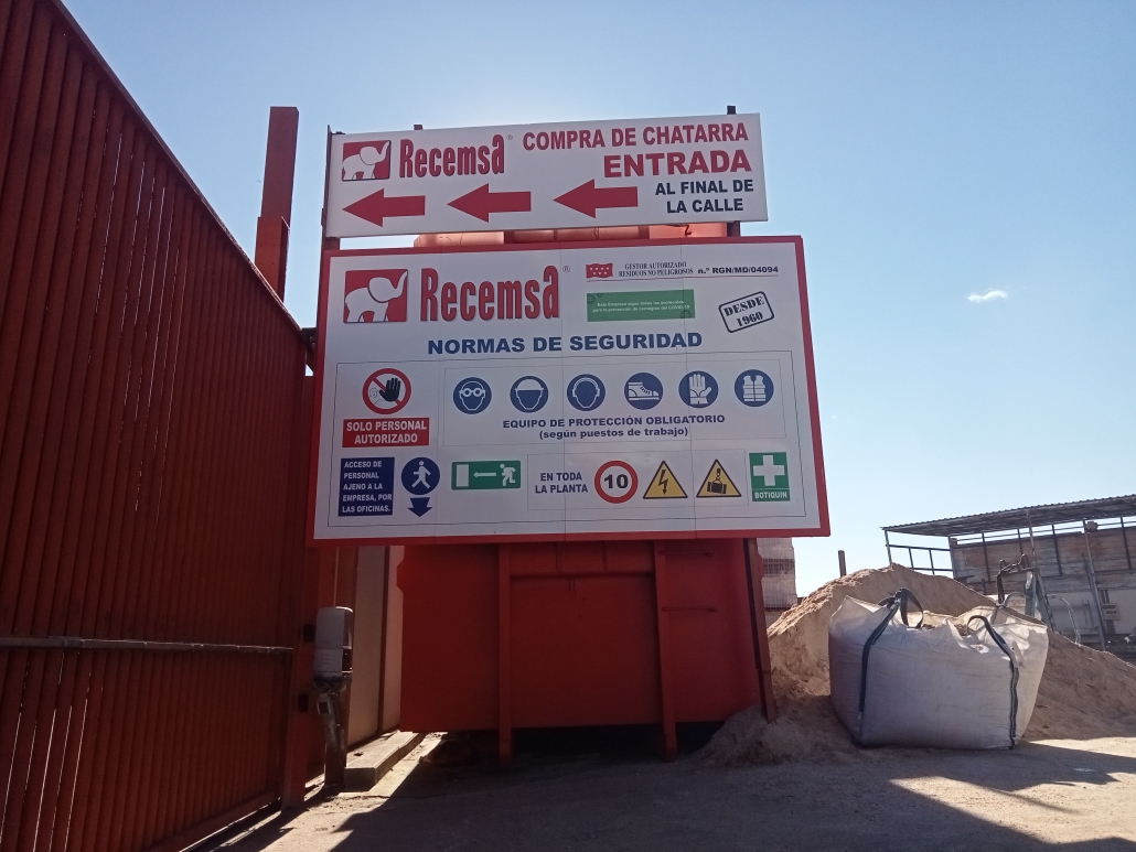 plantas de reciclaje de metales en Madrid