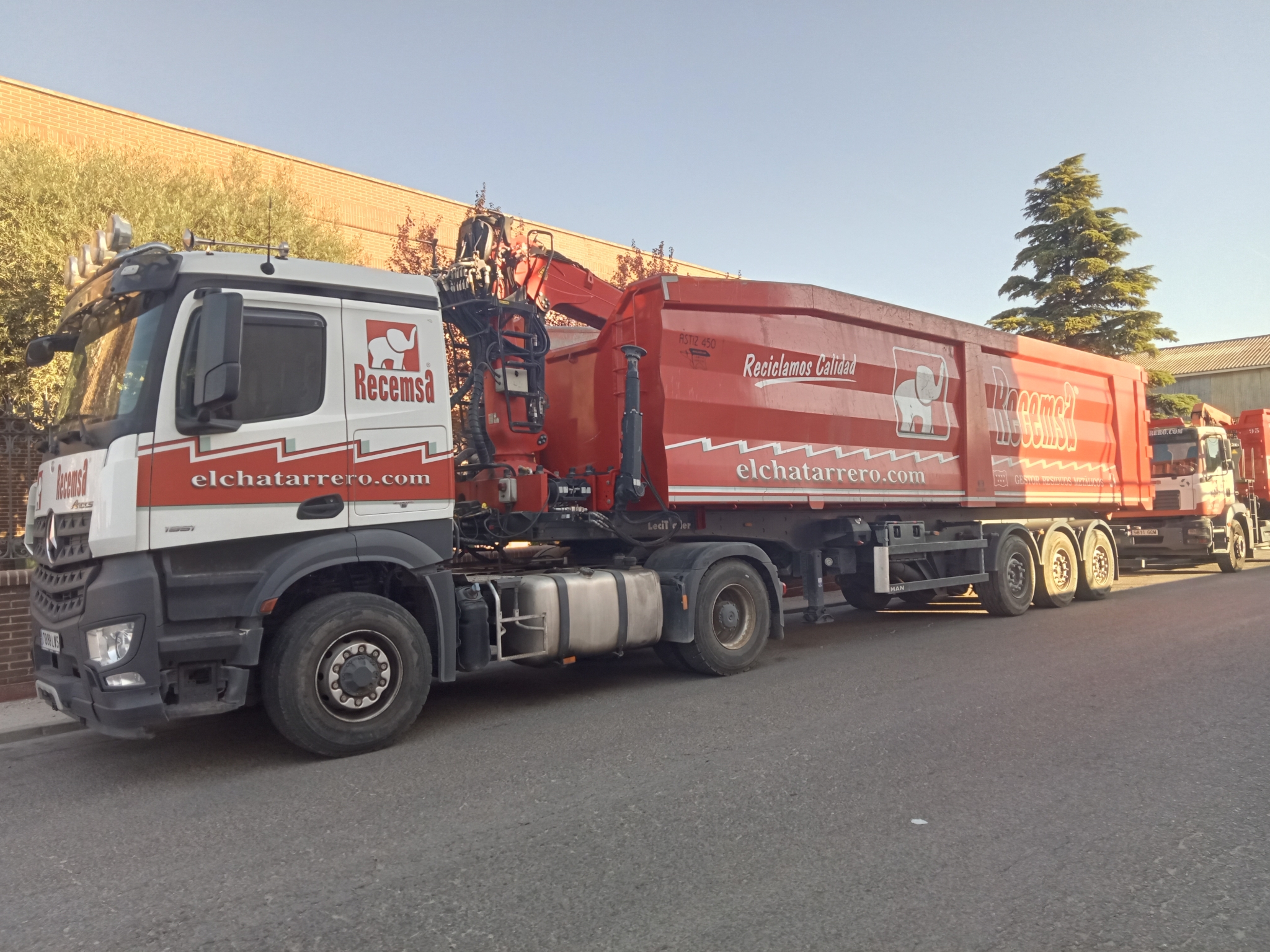 traslado de residuos metálicos