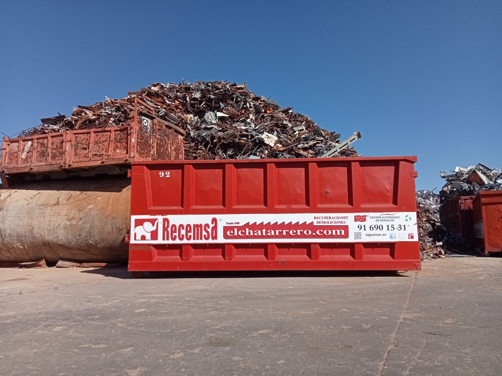 gestión de residuos metálicos en El Chatarrero
