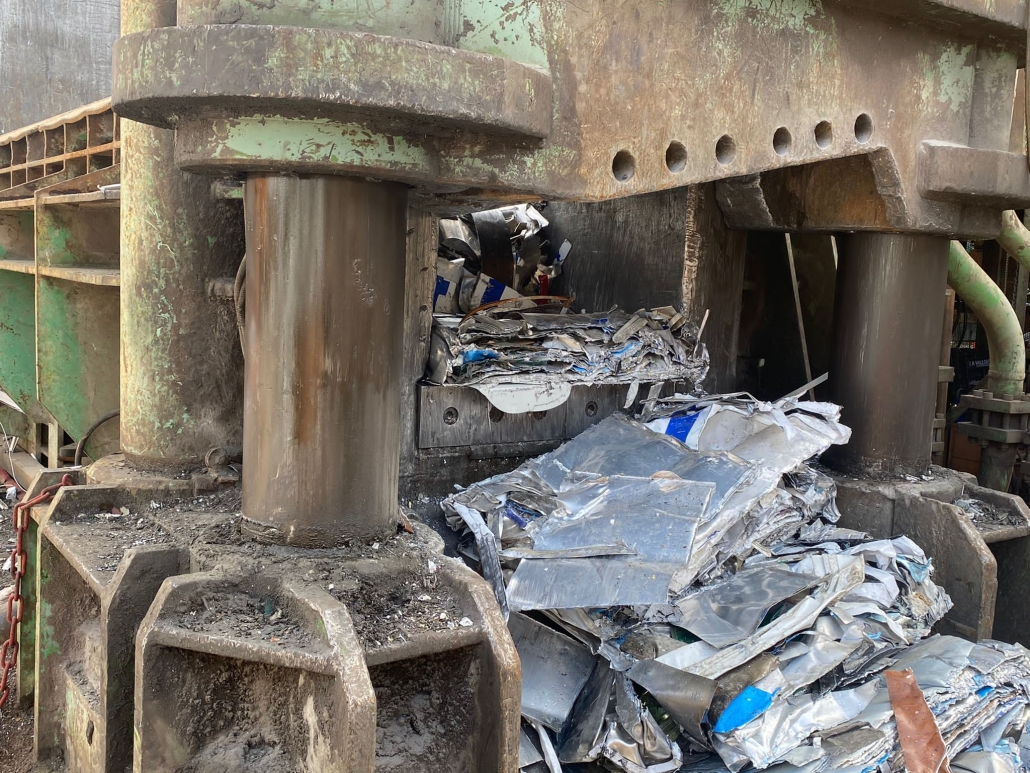 perfiles de aluminio en chatarrería