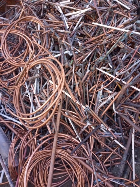 Chatarra de tubería de cobre