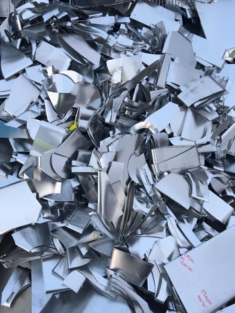 Chatarra de aluminio chapa anodizada