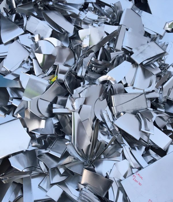 Chatarra de aluminio chapa anodizada